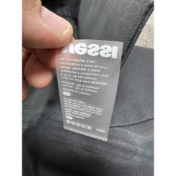 Vessi Trinity Rain Jacket Mens Large Black‎ Hooded Dymatex Waterproof Long Coat - Picture 6 of 10